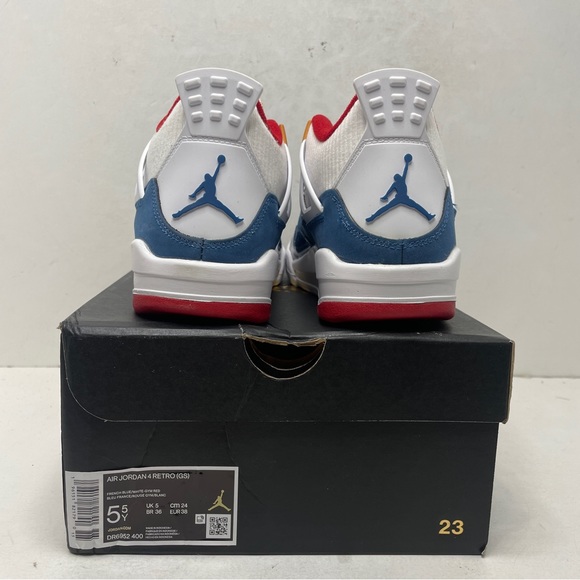 Nike Air Jordan 4 Retro GS “Messy Room/French Blue” 2023 - Picture 4 of 4